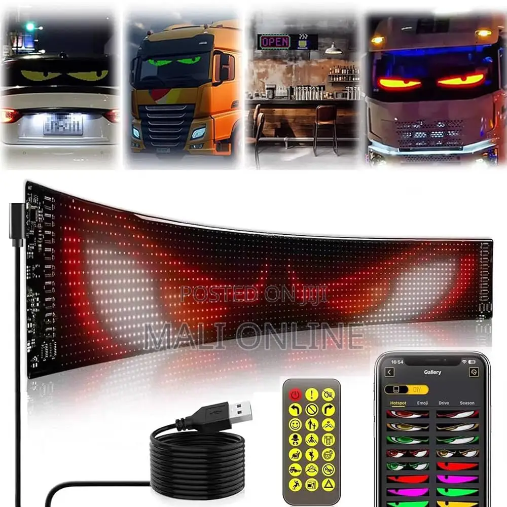 16x144 Devil’S Eye Led Display For Truck & Car Rear Window/Windscreen