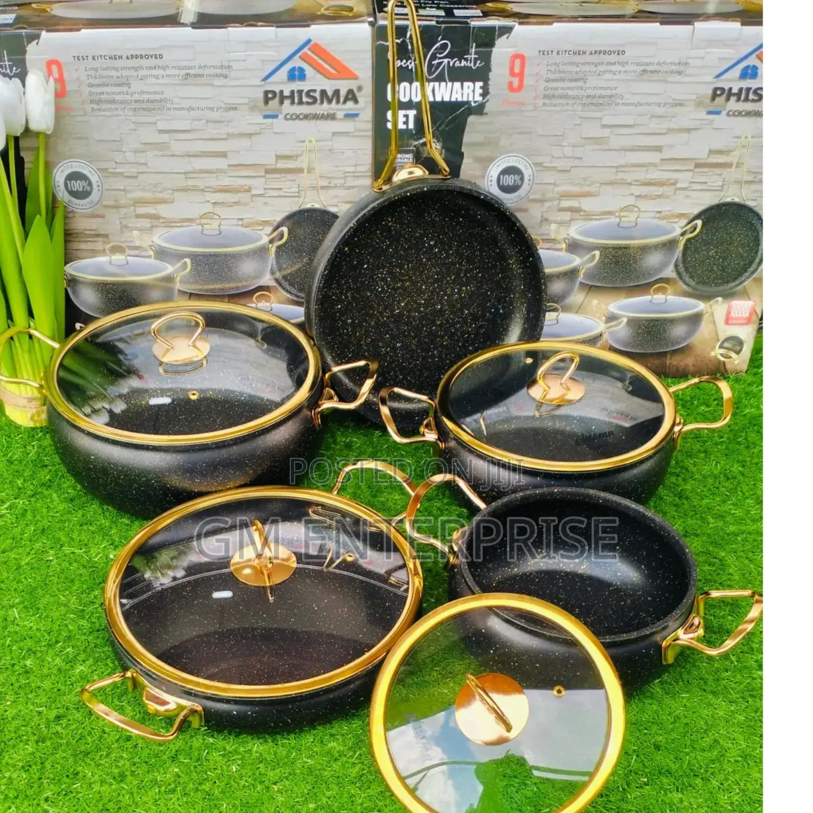 Phisma 9pcs Cookware