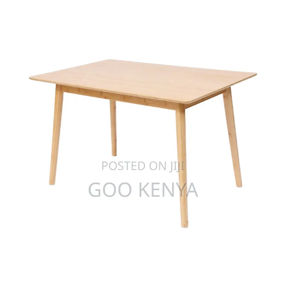Home Dining Table; Modern Rectangular Wood Dining Table