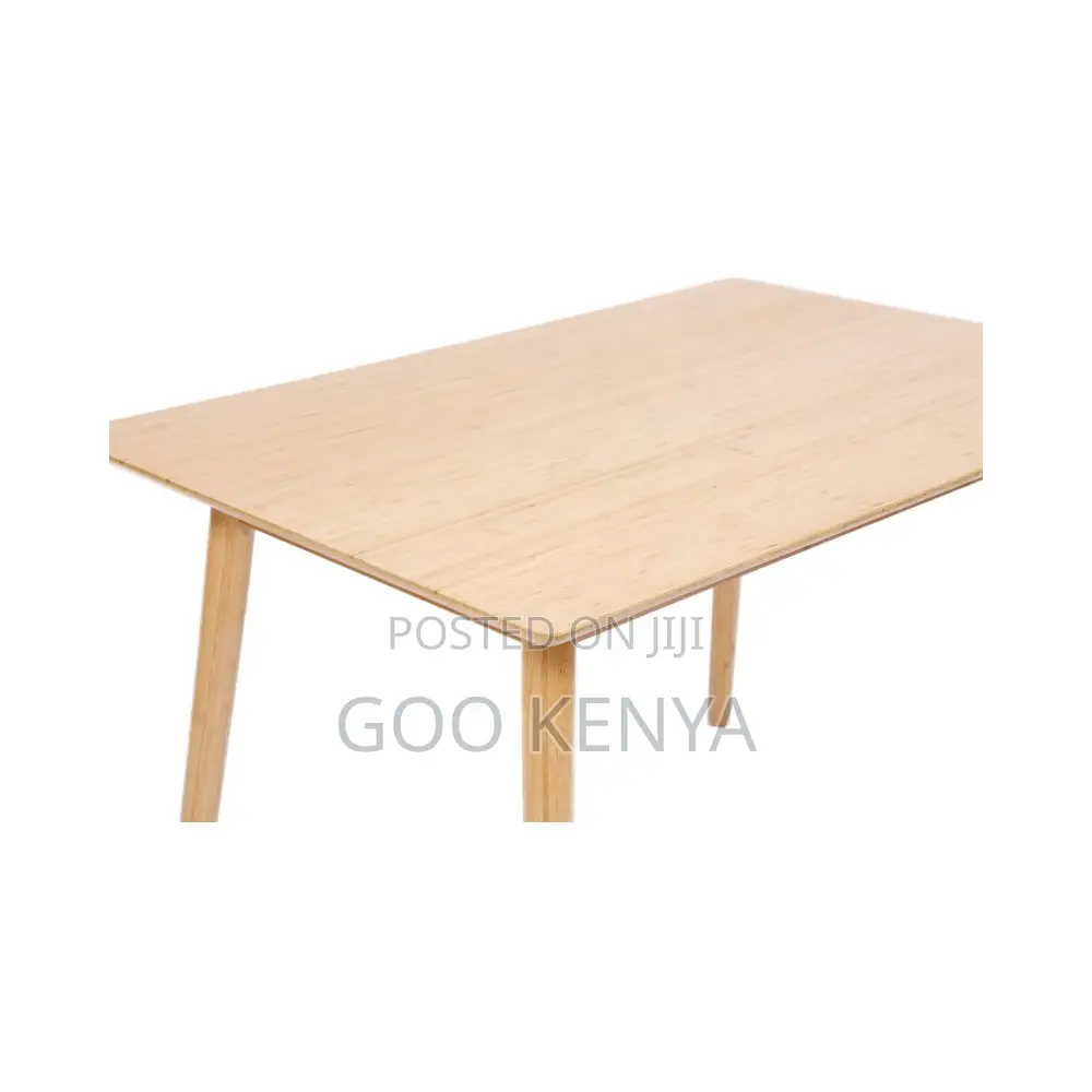 Home Dining Table; Modern Rectangular Wood Dining Table