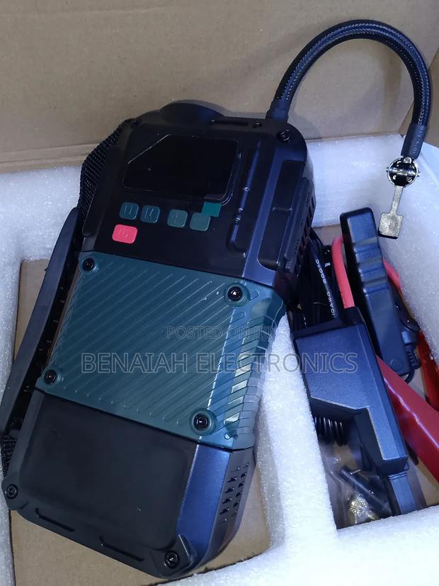 Jumpstarter With Inbuilt Inflator Torch, Efficient Portable