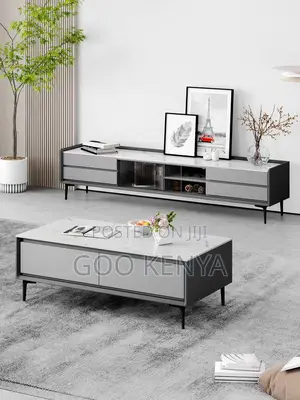 Home Tv Set; MDF Home Lockable Drawers Tv Cabinet and Coffee Table Set