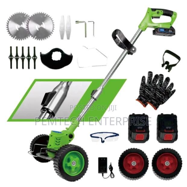 Li-Ion Battery Powered Brush Cutter Weed Eater String Trimmer - thumbnail 2