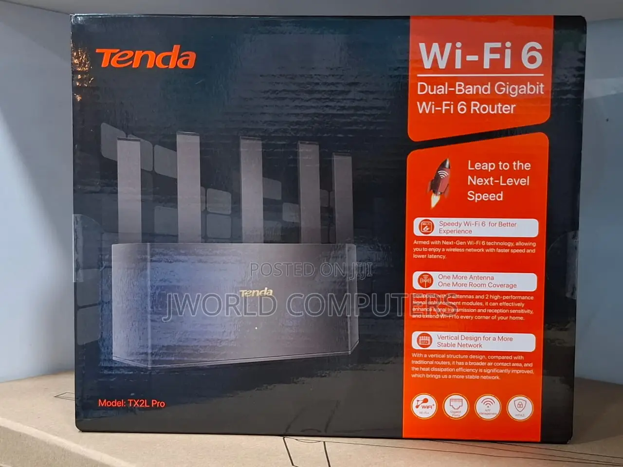 Tenda Tx2l Pro Dual Band Gigabit Wi-Fi 6 Router