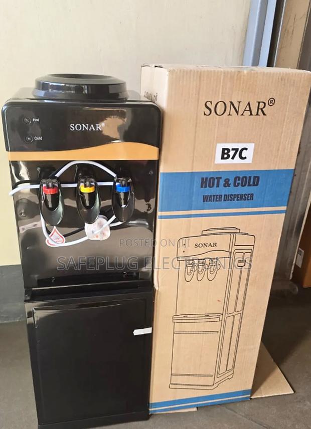 B7c Sonar 3 Taps Water Dispenser - Hot, Cold Normal) Push Taps - main view