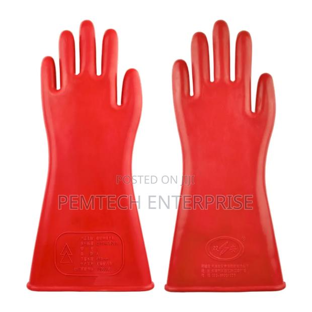 12kv High-voltage Insulated Rubber Gloves - thumbnail 2
