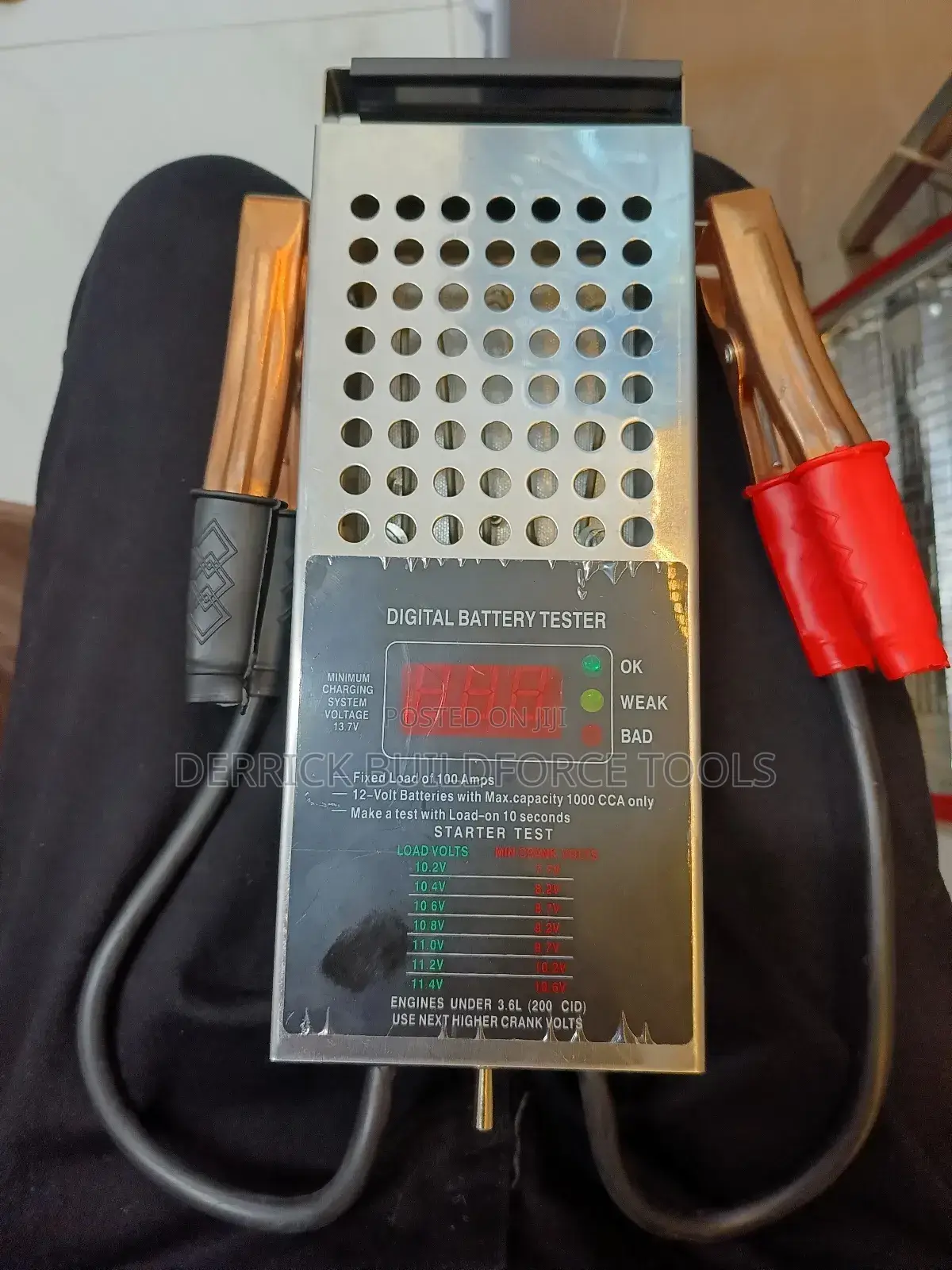 Digital Battery Load Tester 125amps 6-12v