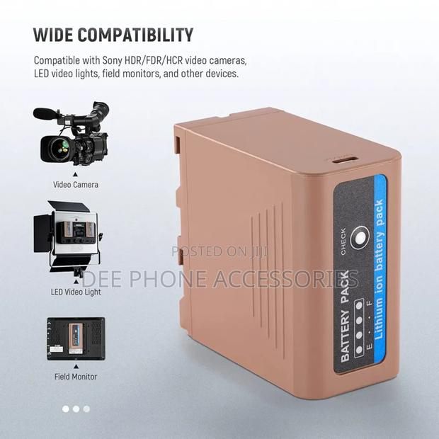 Newer Caisi Np F970: F990t Type C Camera Battery - thumbnail 2