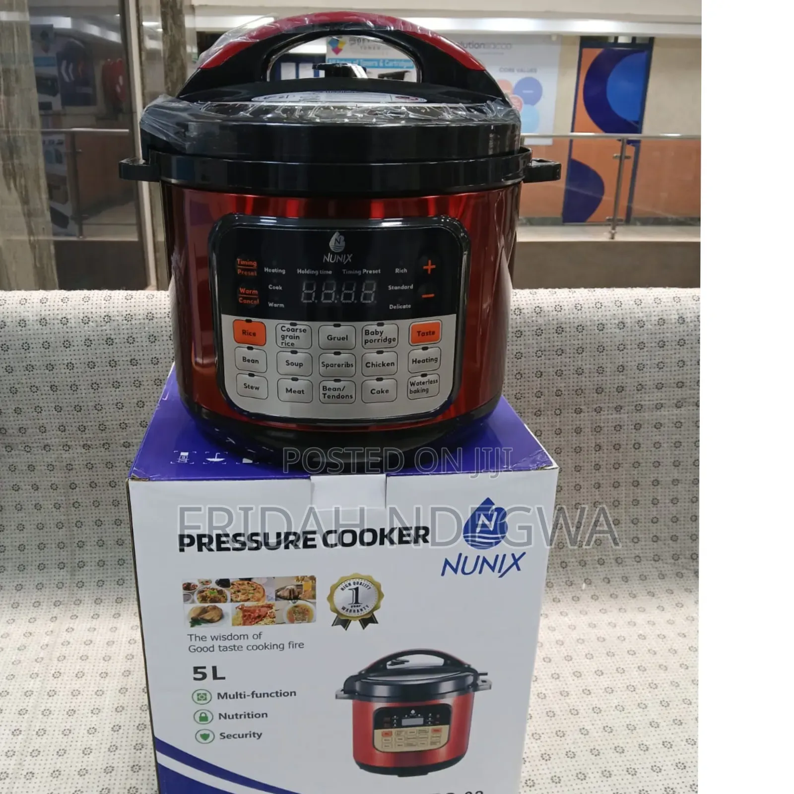 5litres Nunix Pressure Cooker Pc02