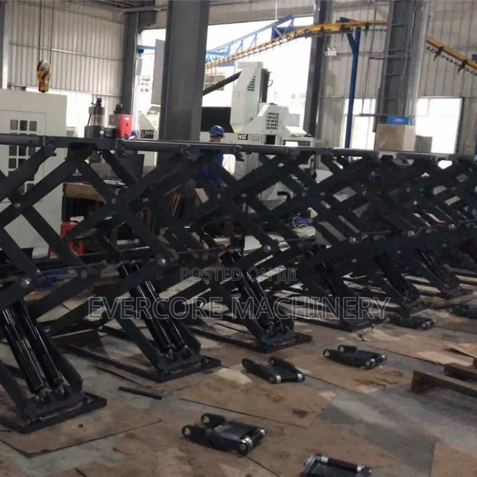 Heavy Duty Sunshine Italy Car Scissor Lift 1.85m Rise .