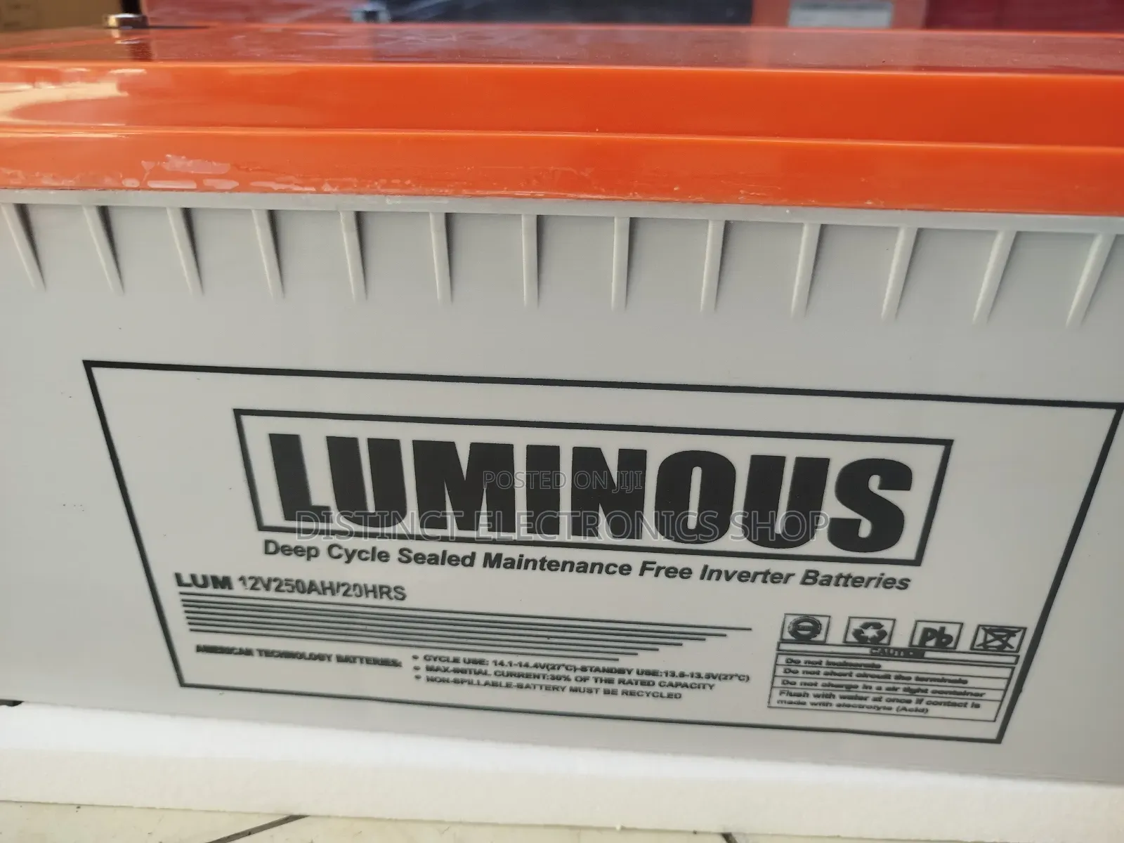 Luminous Solar Battery 250ah