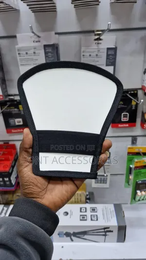 Two Sided Bounce Flash Diffuser Reflector (Silver/White)