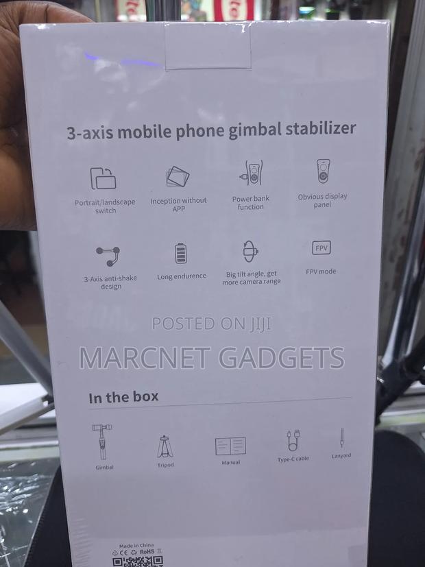 S5b 3axis Phone Gimbal Stabilizer With Landscape/ Portrait Switch - thumbnail 2