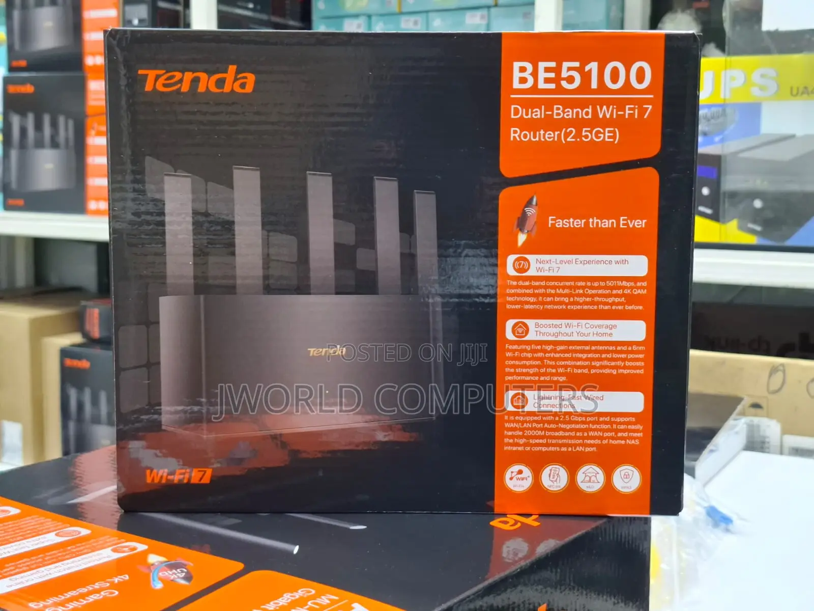Tenda Wi-Fi 7 Router Be510