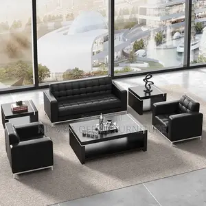 5-Seater Executive Modern Office Elegance Waiting Sofa
