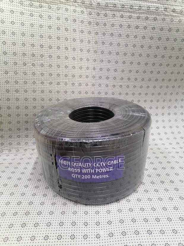 CCTV Coaxial! Cable 200mrg59 Supply Coaxial Cable With Power 200m