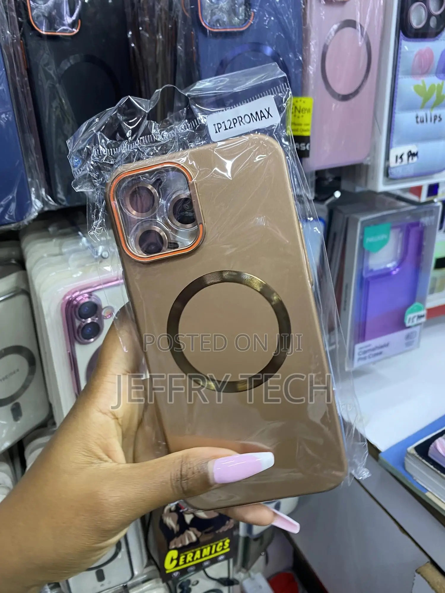 Aqsdf Magnetic Case for iPhone 12 Pro Max With Lense Protector /Stand