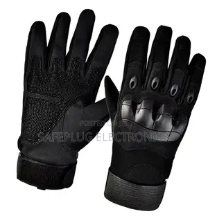 Gym/ Bikers High Quality Full-Finger Gloves Brown and Black