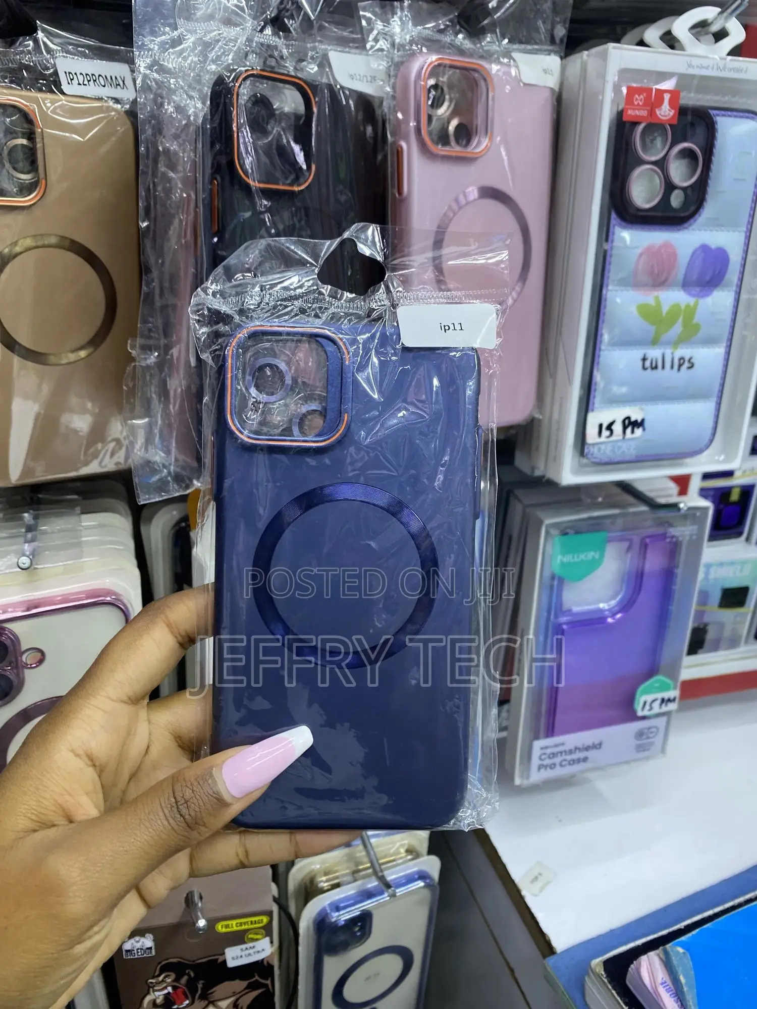 Womka Strong Magnetic for iPhone 11case With Lense Protector and Stand