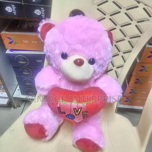 Pink 35cm Teddy Bear - thumbnail 2