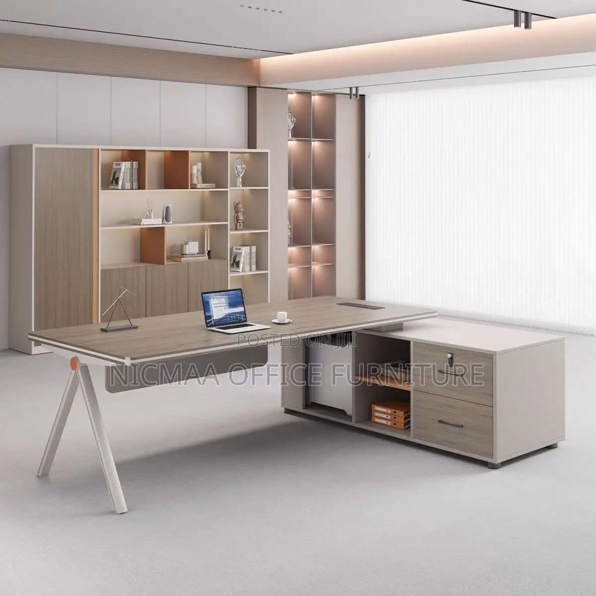 Modern Elegance Meets Functionality L-Shaped Desk
