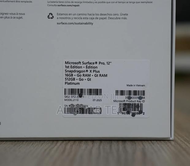 New Laptop Microsoft 16GB Qualcomm Snapdragon X Plus SSD 512GB - thumbnail 3