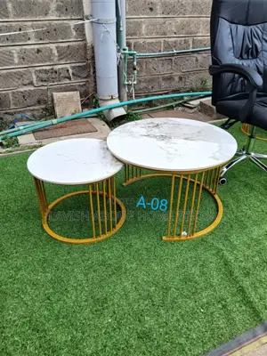 Luxury Pure Marble Top Nesting Coffee Tables