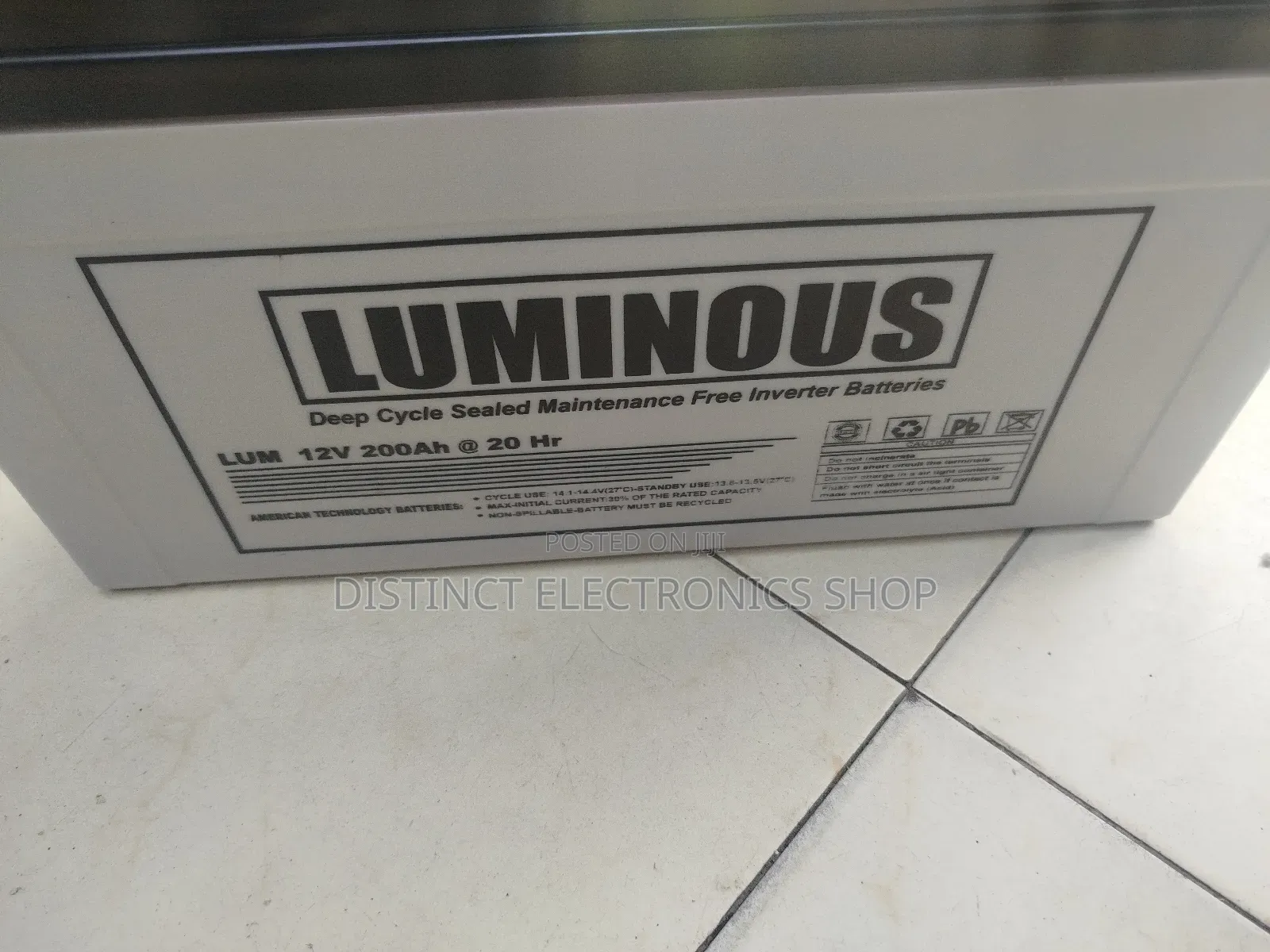 Luminous Solar Battery 12v 200ah