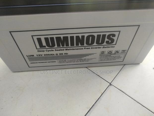 Luminous Solar Battery 12v 200ah - thumbnail 2