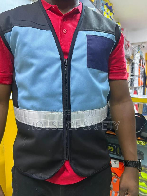 High-Quality Safety Jacket Plus Branding Area - main view