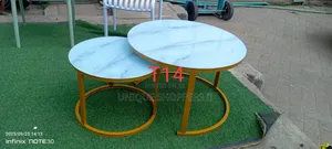 Quality Glass Top Nesting Table
