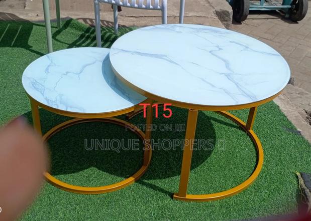 Quality Glass Top Nesting Table - thumbnail 2