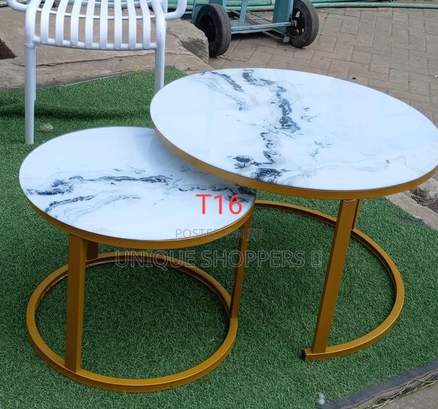 Quality Glass Top Nesting Table - thumbnail 3