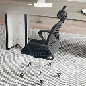 Mesh Back With Headrest Secretarial Seat