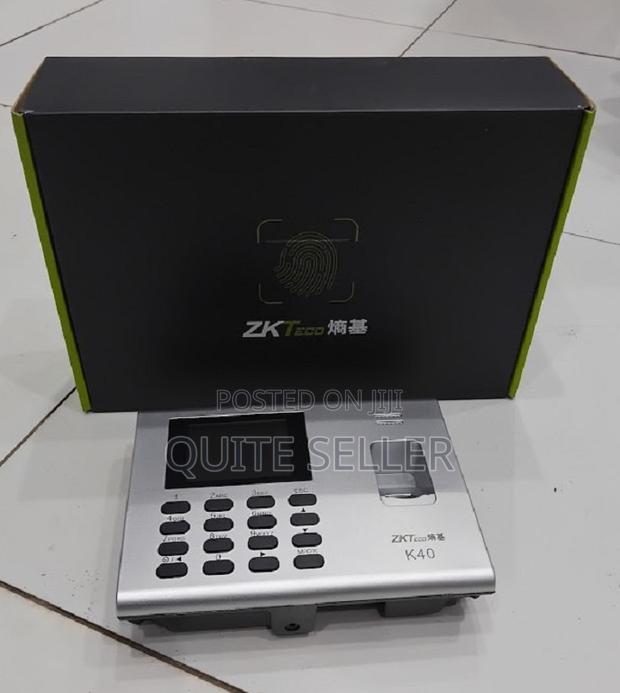 Zkteco K40 Biometric Time Attendance Terminal With Control Terminal