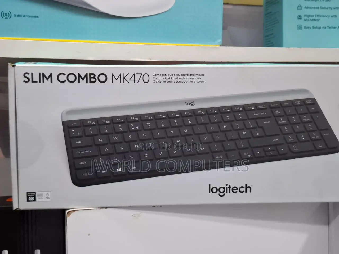Logitech Wireless Keyboard Mouse Mk470"Logitech Mk470!!