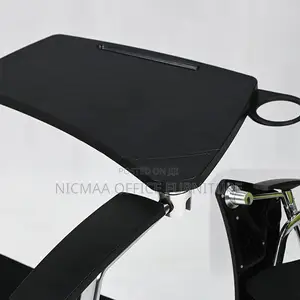 Multipurpose Mesh-Back Chair With Writing Tablet