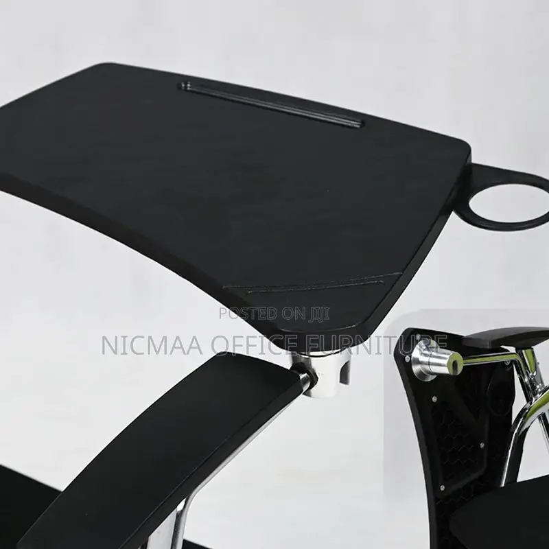 Multipurpose Mesh-Back Chair With Writing Tablet