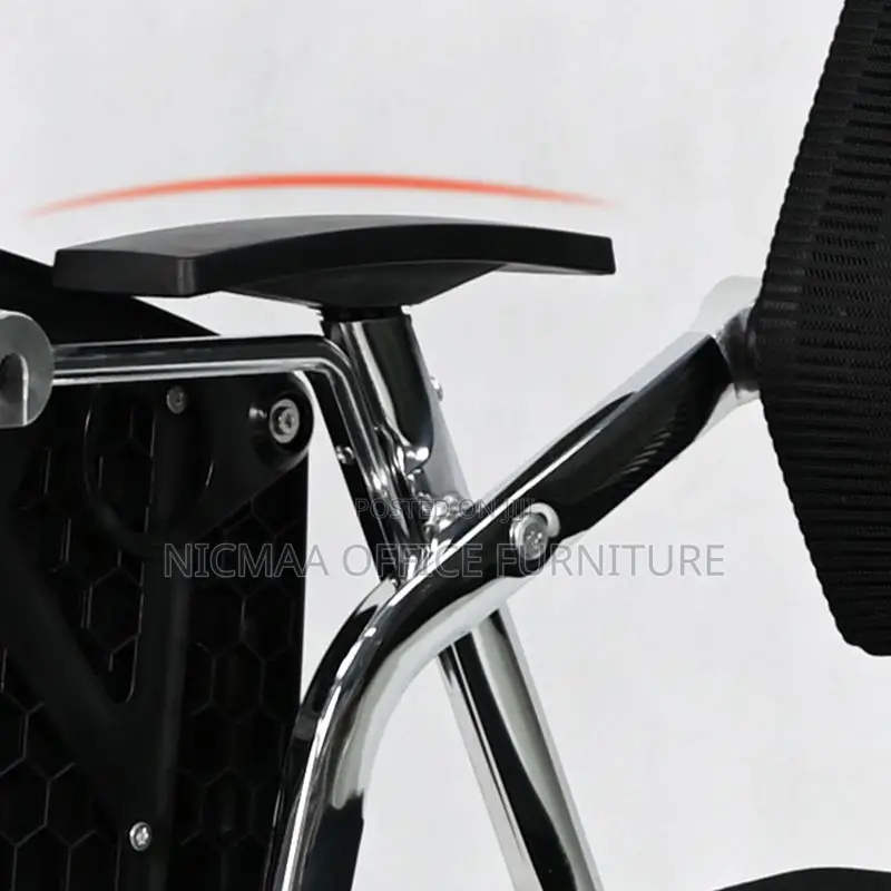 Multipurpose Mesh-Back Chair With Writing Tablet