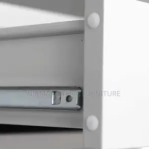 Modern Steel Office Cabinet With Glass Doors