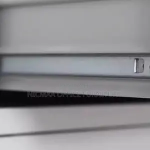 Modern Steel Office Cabinet With Glass Doors