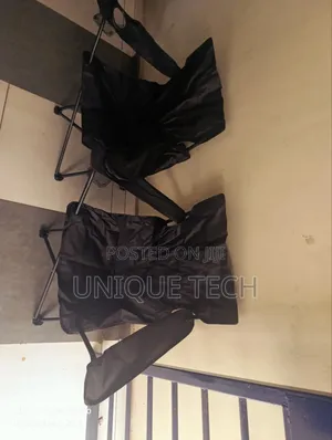 Heavy Duty Camping Chair Foldable With Armrest Bottle Holder