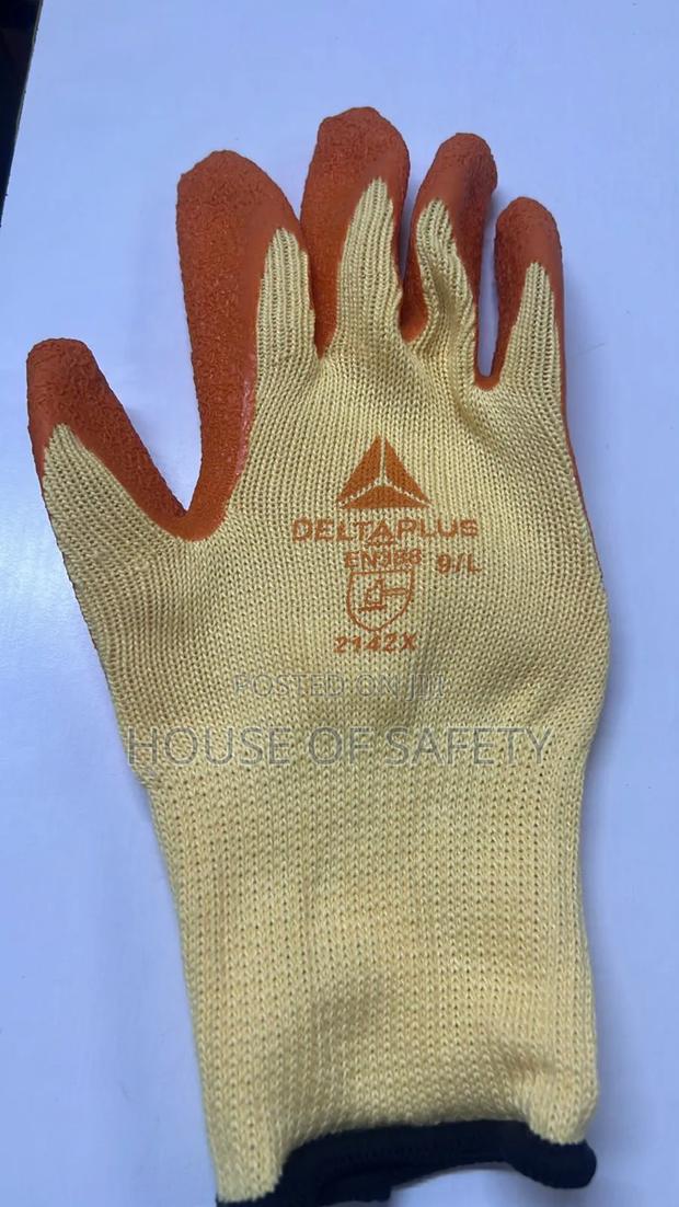Versatile Use Diamond Grip Gloves Orange - thumbnail 2