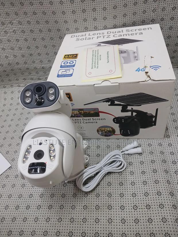 Solar-Powered Security Camera: 6mp Hd With 4g Sim Card Access - main view