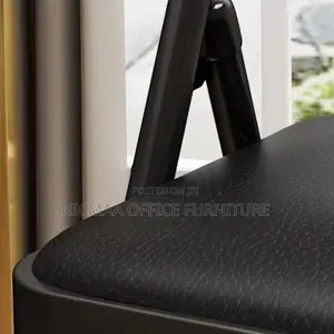 Foldable Black Chair for Versatile Seating