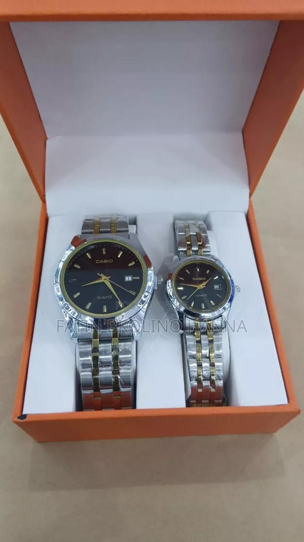 Casio Silver Couple Watch - main view