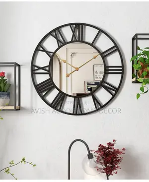 European Style Wrought Iron Wall Clock