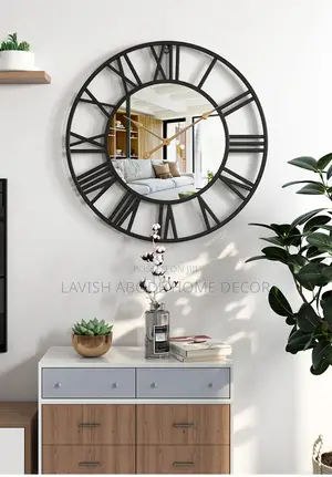 European Style Wrought Iron Wall Clock