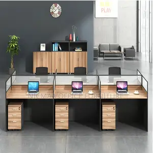 Ideal for Teams Institutions 6-Person Office Workstation