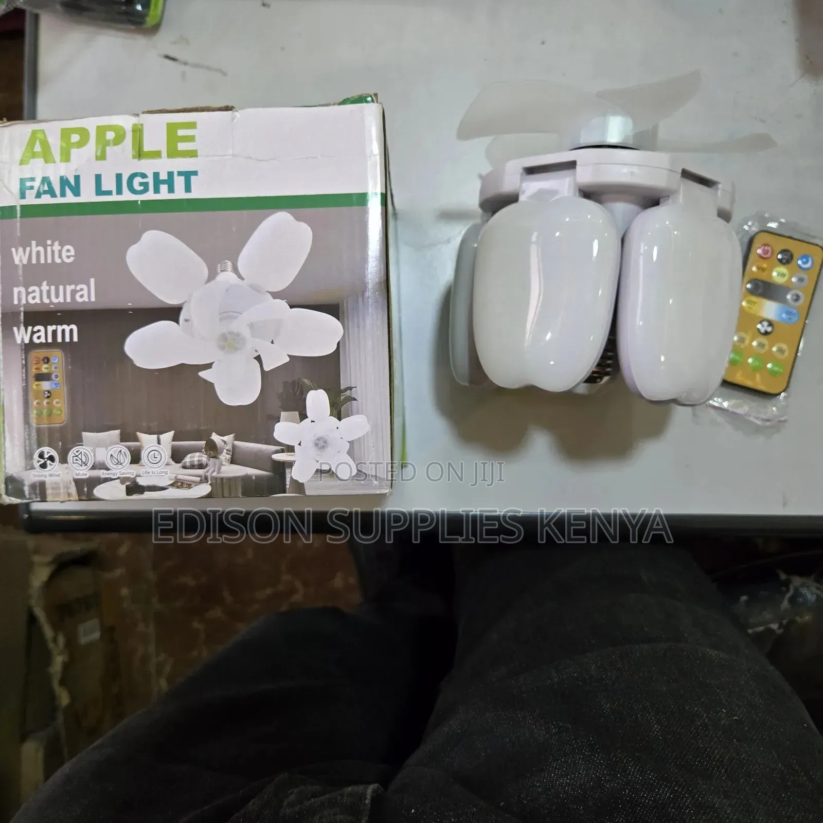 Fan Bulb Ceiling Fans Light With Remote Control 2-in-1 Cooling Fanbulb
